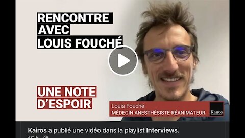 Rencontre avec Louis Fouché. Une note d'espoir!