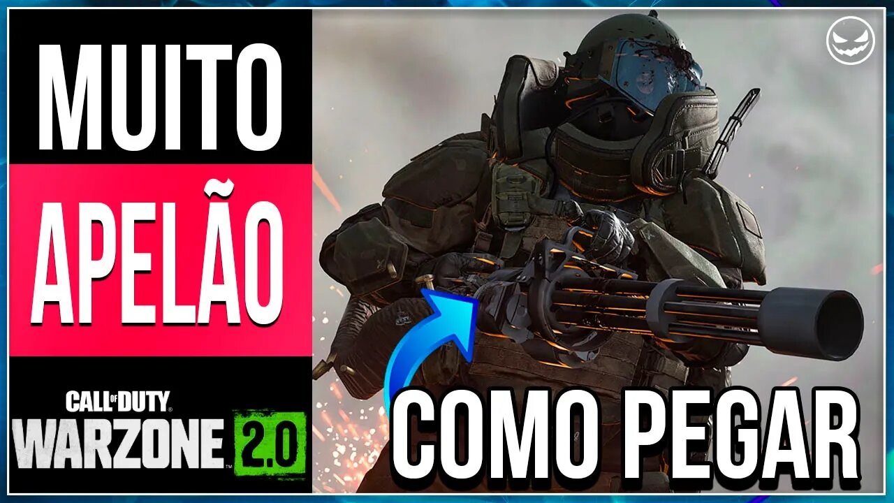 COMO PEGAR E JOGAR DE MINI GUN NO WARZONE 2.0 COD MW2 #modernwarfare2