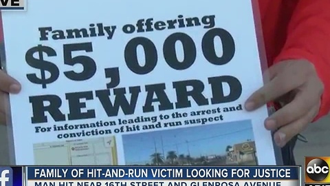 Family offering 5K reward for information after man involved in hit-and-run