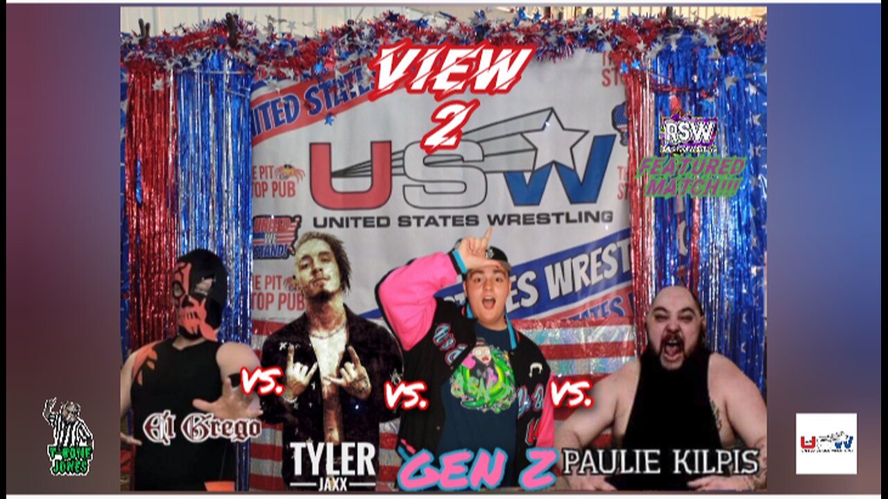 USW Monster Mash!!! RSW Featured Bout, Elimination 4-Way Match!!!