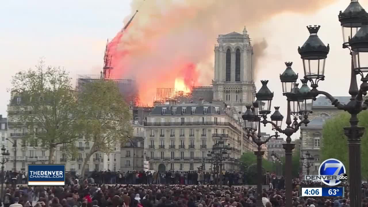 What was saved in Notre-Dame fire, and a pledge to rebuild the iconic church