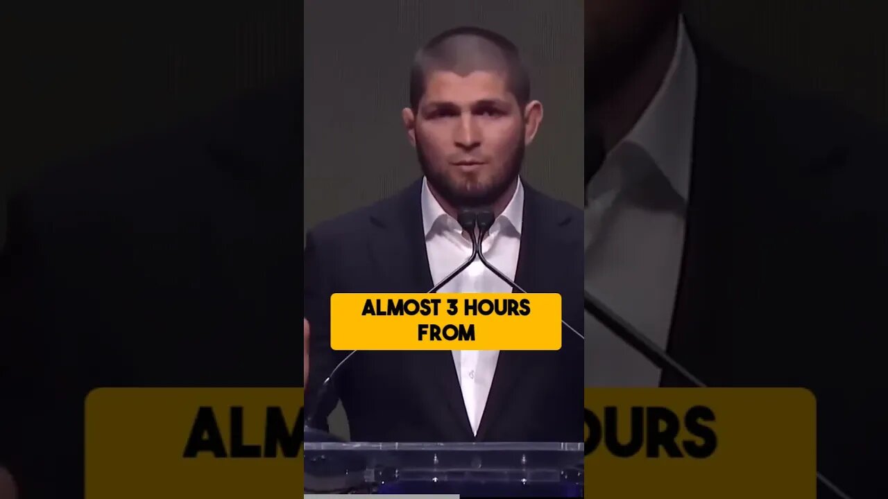 Funny Khabib Story #khabibnurmagomedov #motivational #motivation