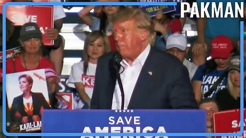 Soaking Wet Trump Glitches Badly, Scares World