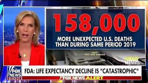 MSM Finally Talks About Vaxx Excess Deaths FDA Admits 'Catastrophic' Life Expectancy Decline