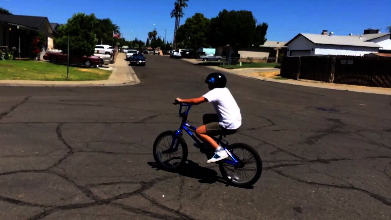 Ryan learning to ride a bike 2