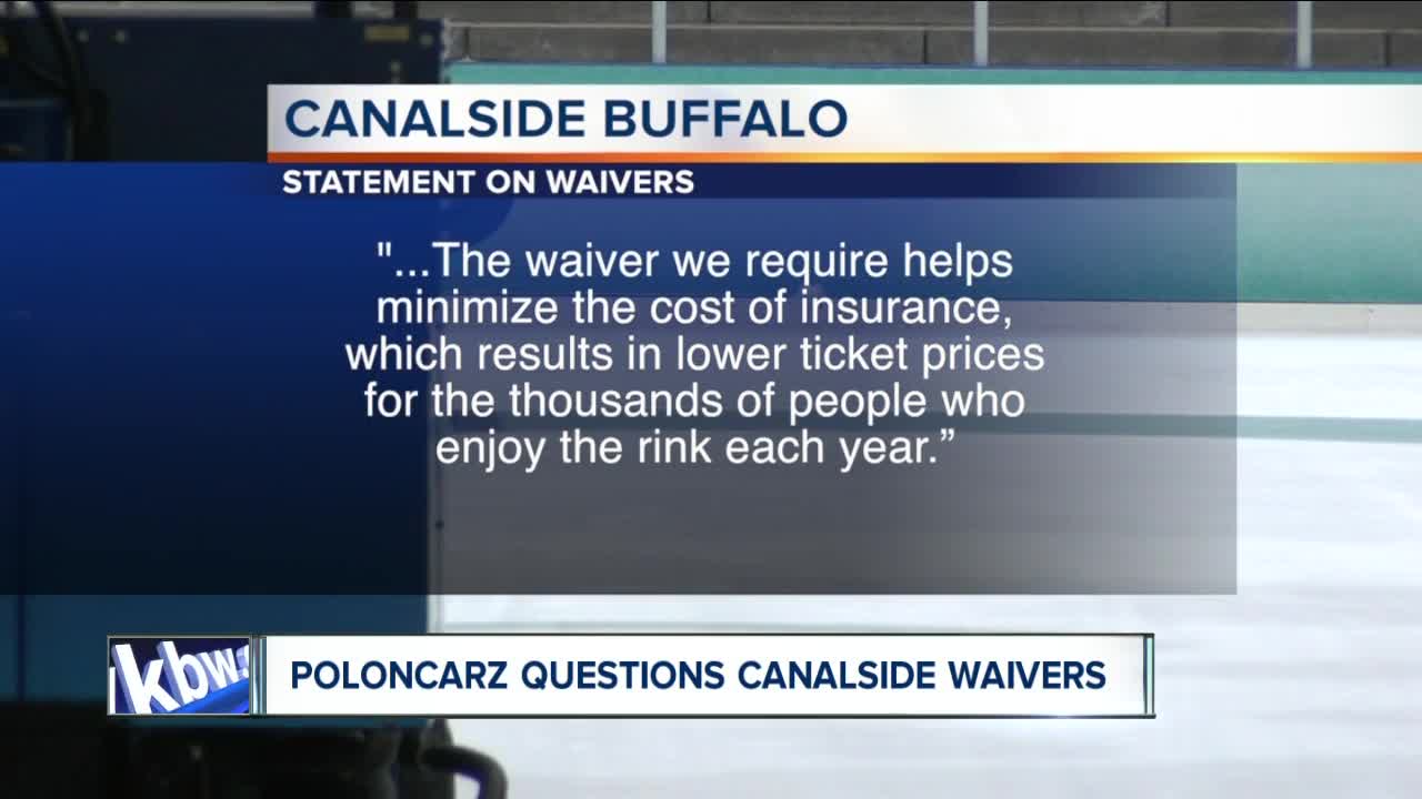 Questions over mandatory Canalside Rink waiver