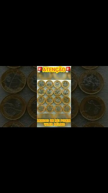 🚨VOCÊ PODE TER MOEDAS DE R$ 1 QUE VALEM R$ 7.000. #shorts #viralvideo #moedas