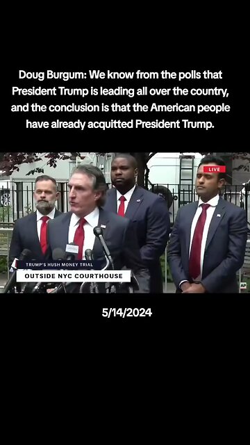 Of each man standing in this video, who would you support the most as Trump’s Vice President?