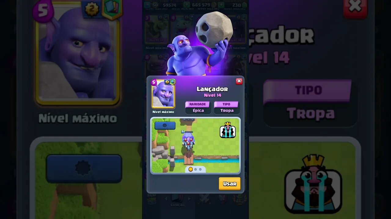 LANÇADOR NÍVEL MÁXIMO - CLASH ROYALE #game #clashroyale