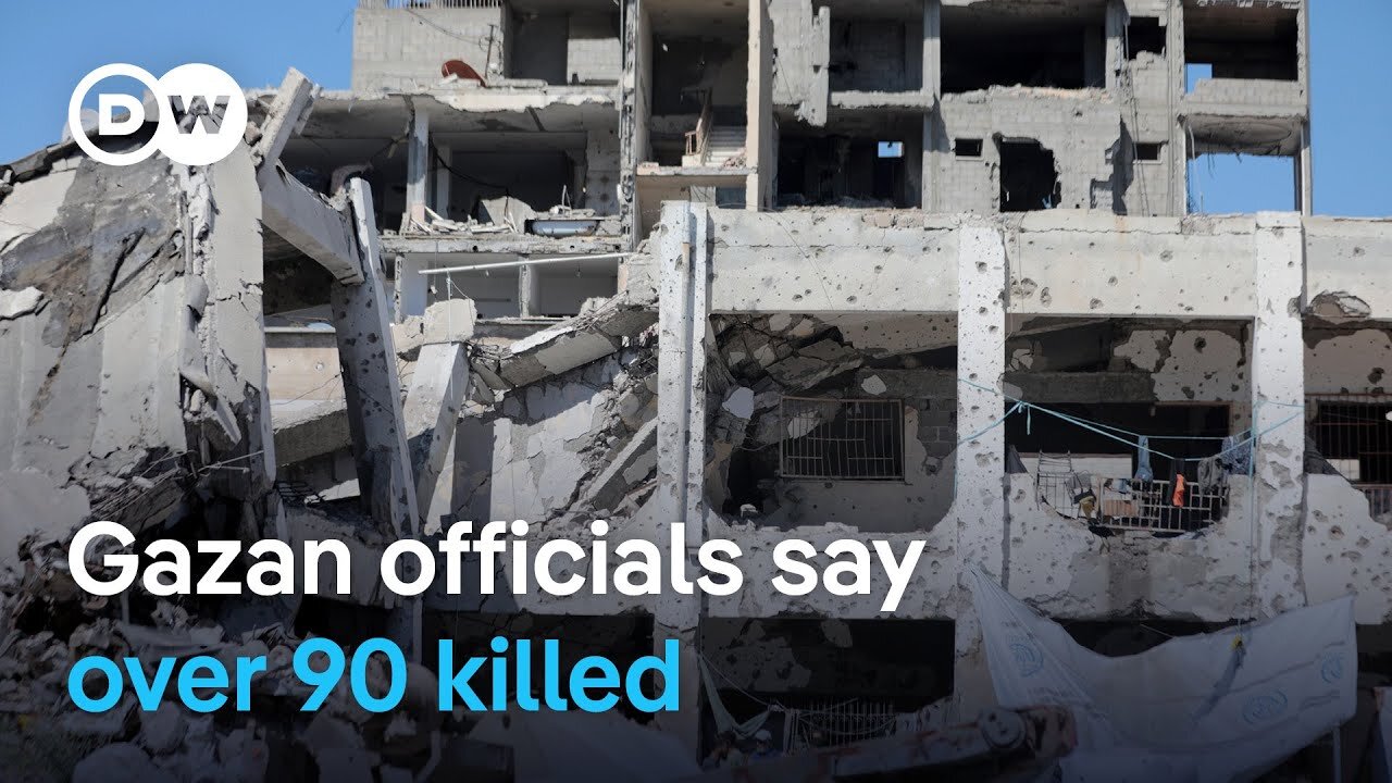 Israel airstrike on Gaza school leads to condemnation from EU officials | DW News