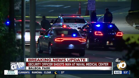Man shot by security at Naval Medical Center San Diego