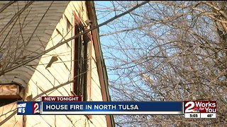 House fire in north Tulsa