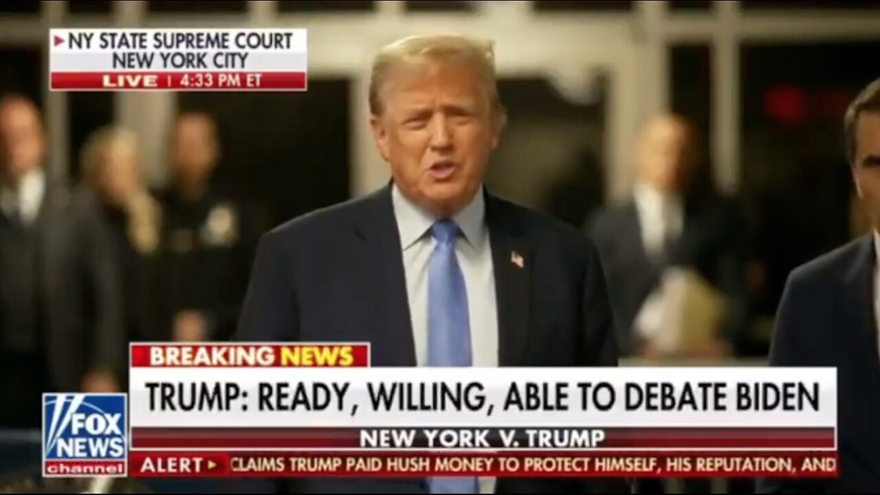TRUMP: Ready, Willing & Able To Debate Biden