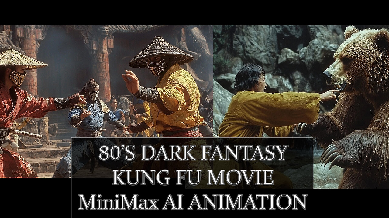 MiniMax AI Animation Kung Fu 80s Dark Fantasy #aianimation #kungfu #mortalkombat