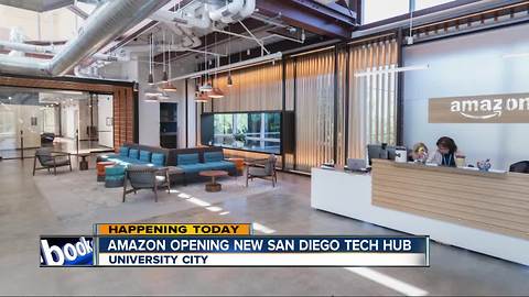 Amazon's new Tech Hub in San Diego opens