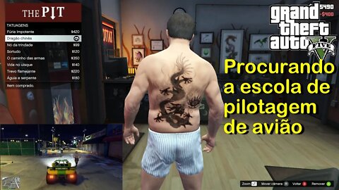 GTA 5 Tatoo - Procurando escola de aviação