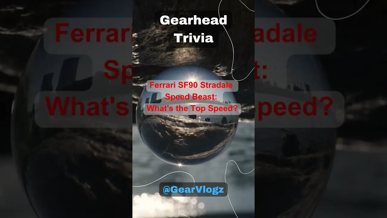 Ferrari SF90 Stradale Speed Beast: What's the Top Speed? #automotive #autofacts #shorts