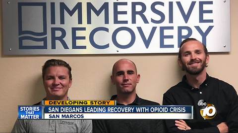 San Diegans leading recovery with opioid crisis