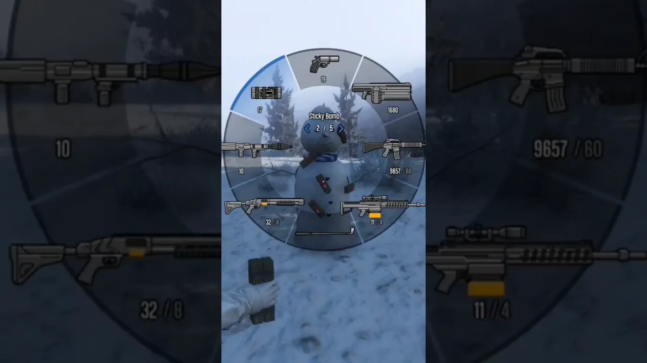 GTA Collecting the Final Snowman like a Moron #gta5 #online #random #moments #snowman #collectable