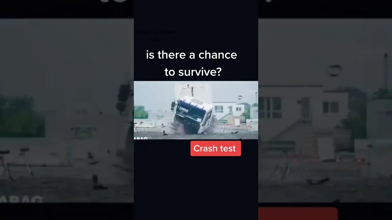 Crash Test... Chance to survive？#shorts