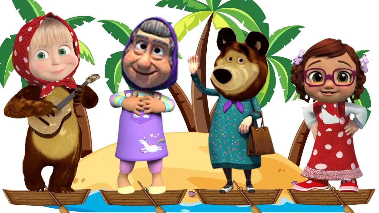 Masha And The Bear ,COCOMELON | Match the Head | Video for kids #015 #kids #cocomelon