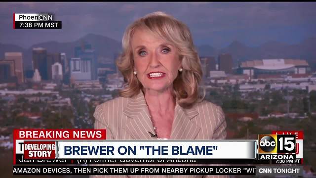 Former Arizona governor Jan Brewer defends Donald Trump post Charlottesville comments