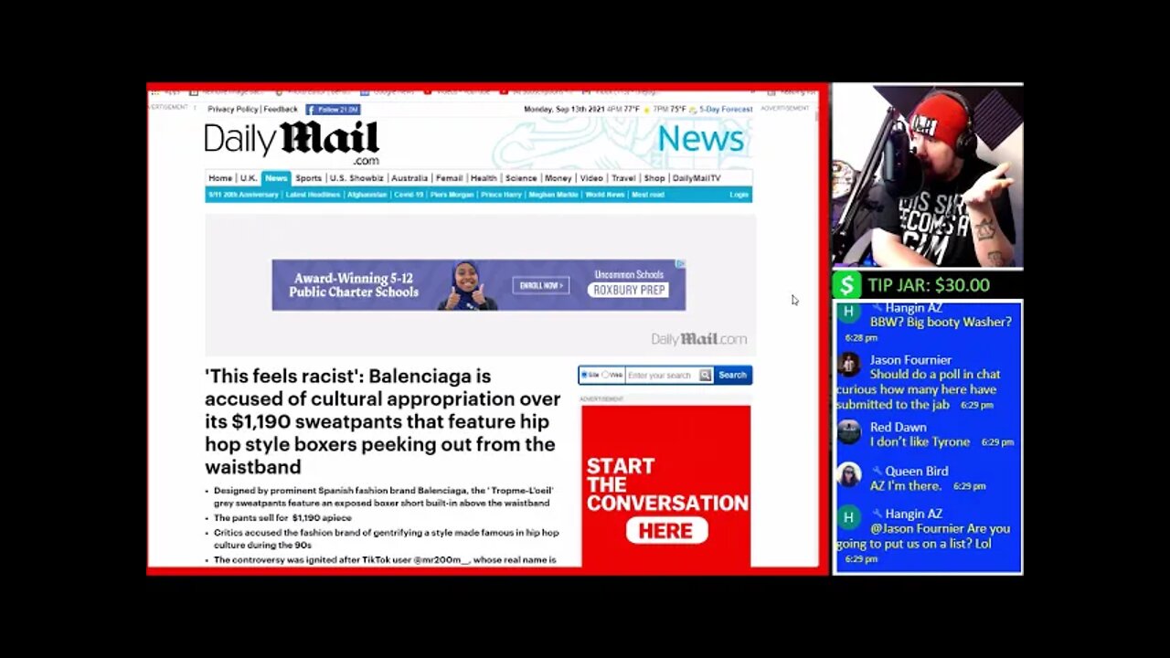 Tyrones Say that these $1000 Sagging Sweats are Cultural Appropriation