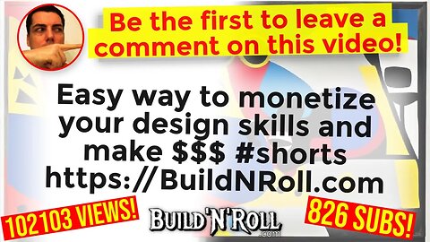 Easy way to monetize your design skills and make $$$ #shorts https://BuildNRoll.com