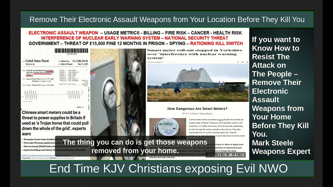 Remove Their Electronic Assault Weapons from Your Location Before They Kill You