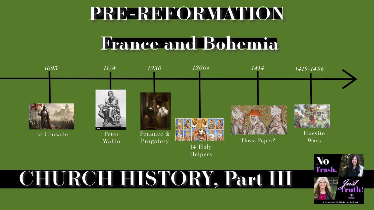 Church History Part 3 - Pre-Reformation, France and Bohemia