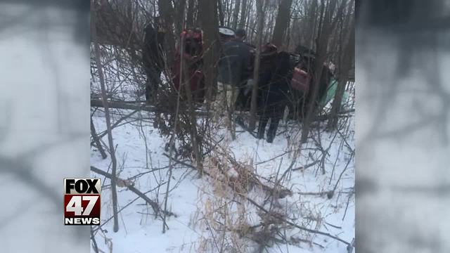 Rollover crash kills 2 heading to practice