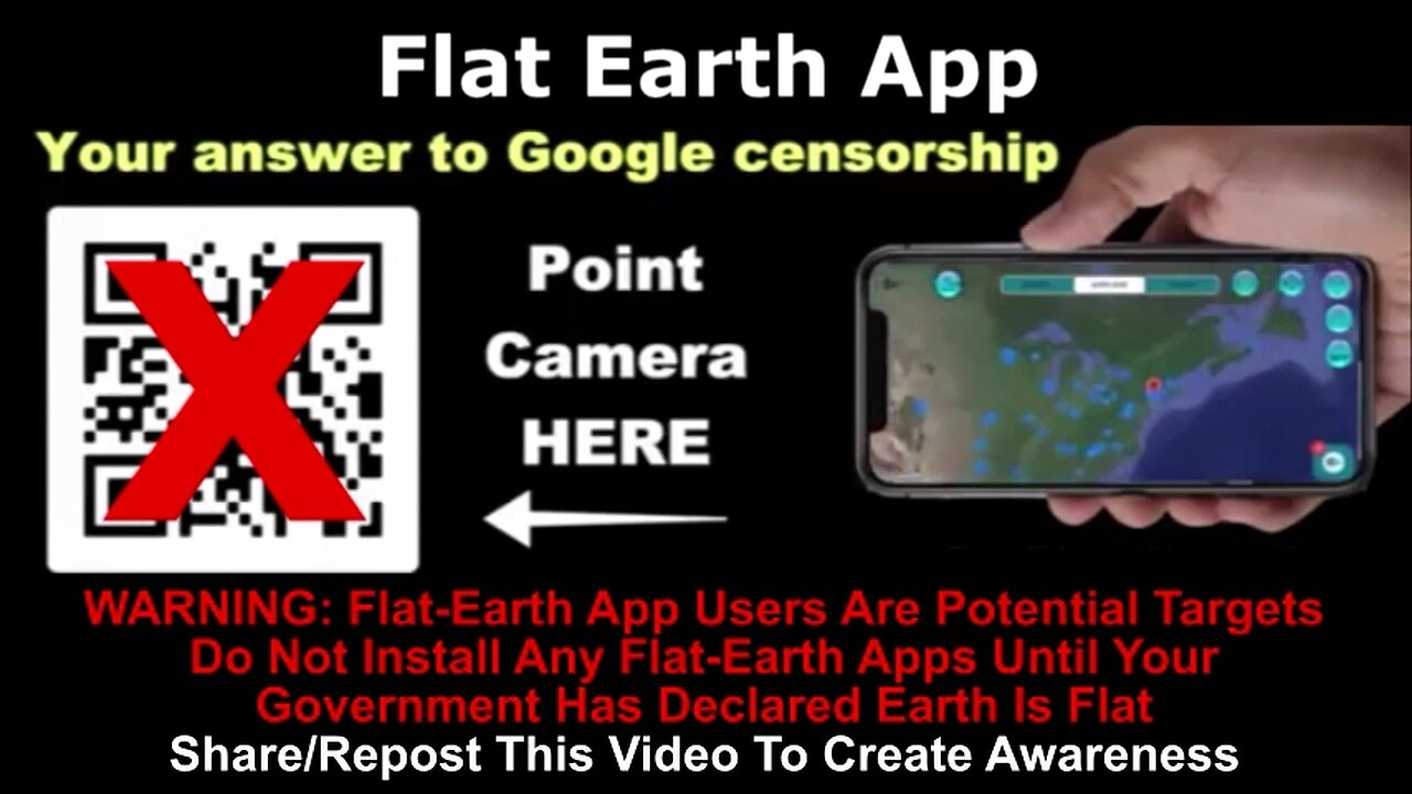 WARNING: Flat-Earth App Users Are Potential Targets via DEW, ELF, V2K & OTG! Do Not Install FE Apps!