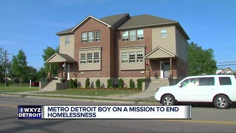 Young boy on a mission to end homelessness