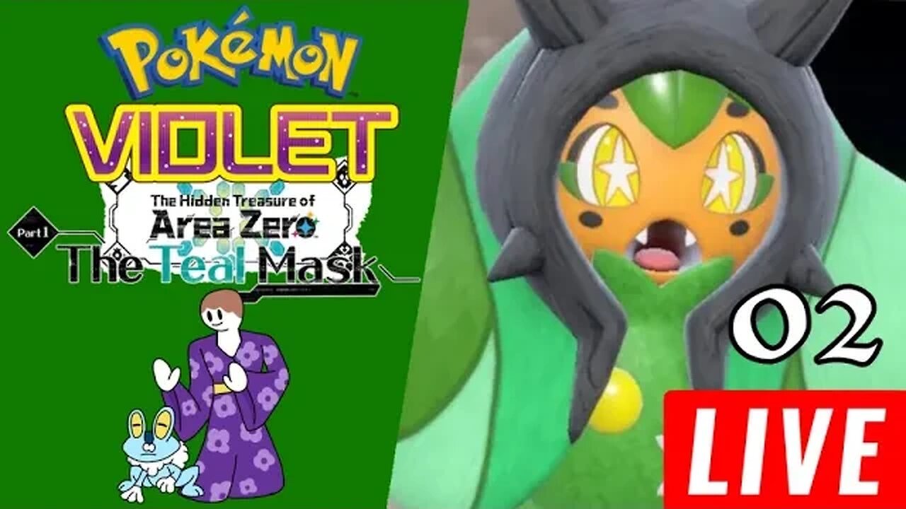 🔴 LIVE | SALVANDO OGORPON - Pokémon Violet The Teal Mask • 02