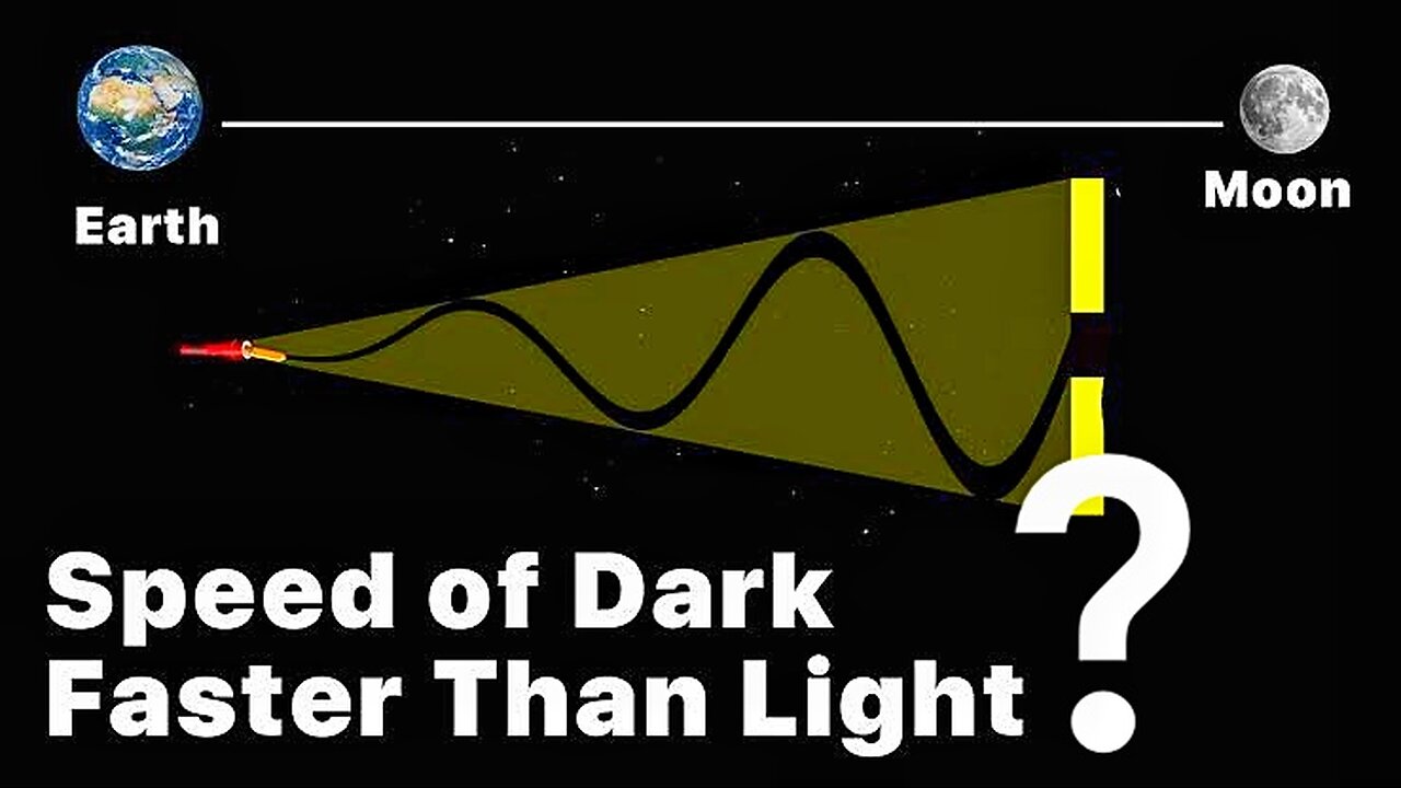 What is the speed of Dark ? is greater than speed of light