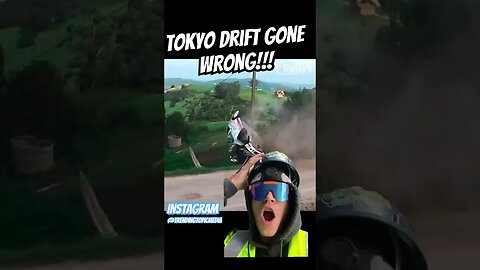 Tokyo Drift Gone Wrong!!! #reactionshorts #shortsvideo