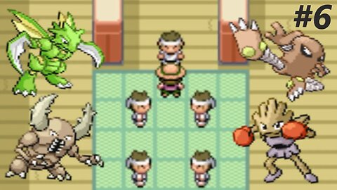 Pokémon FireRed Bug Type Only Run -EP#6- Full Team & Fighting Dojo!