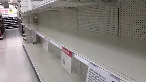 March 15, 2020 - Tissue Aisle at Target in Plainfield, Indiana