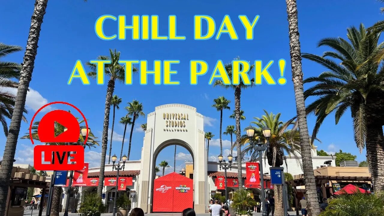 Chill day at the park! Universal studios Hollywood!