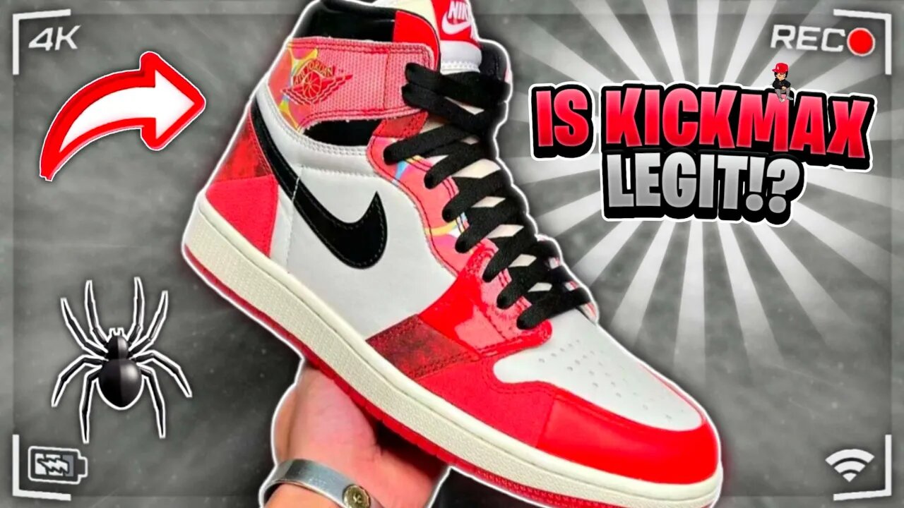 *IS KICKMAX.RU LEGIT!?* UNBOXING/REVIEWING AIR JORDAN 1 SPIDER MAN ACROSS THE SPIDER VERSE🕷 (2023)