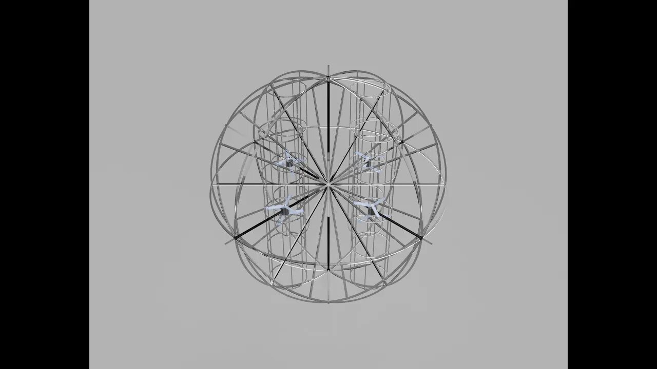 Sphere Frame Drone (Helium Balloon Drone)