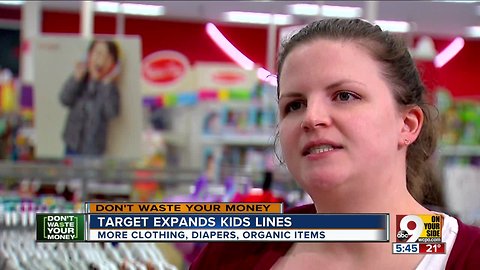 Target expands kids' product lines