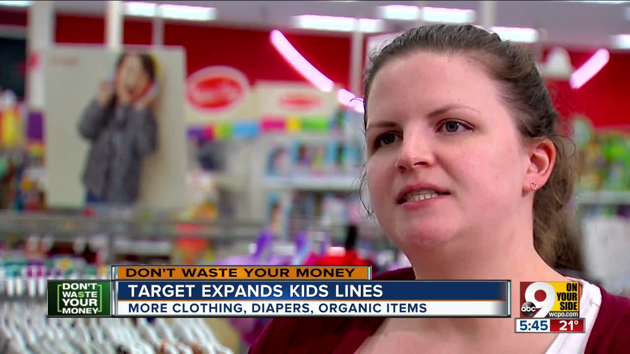 Target expands kids' product lines