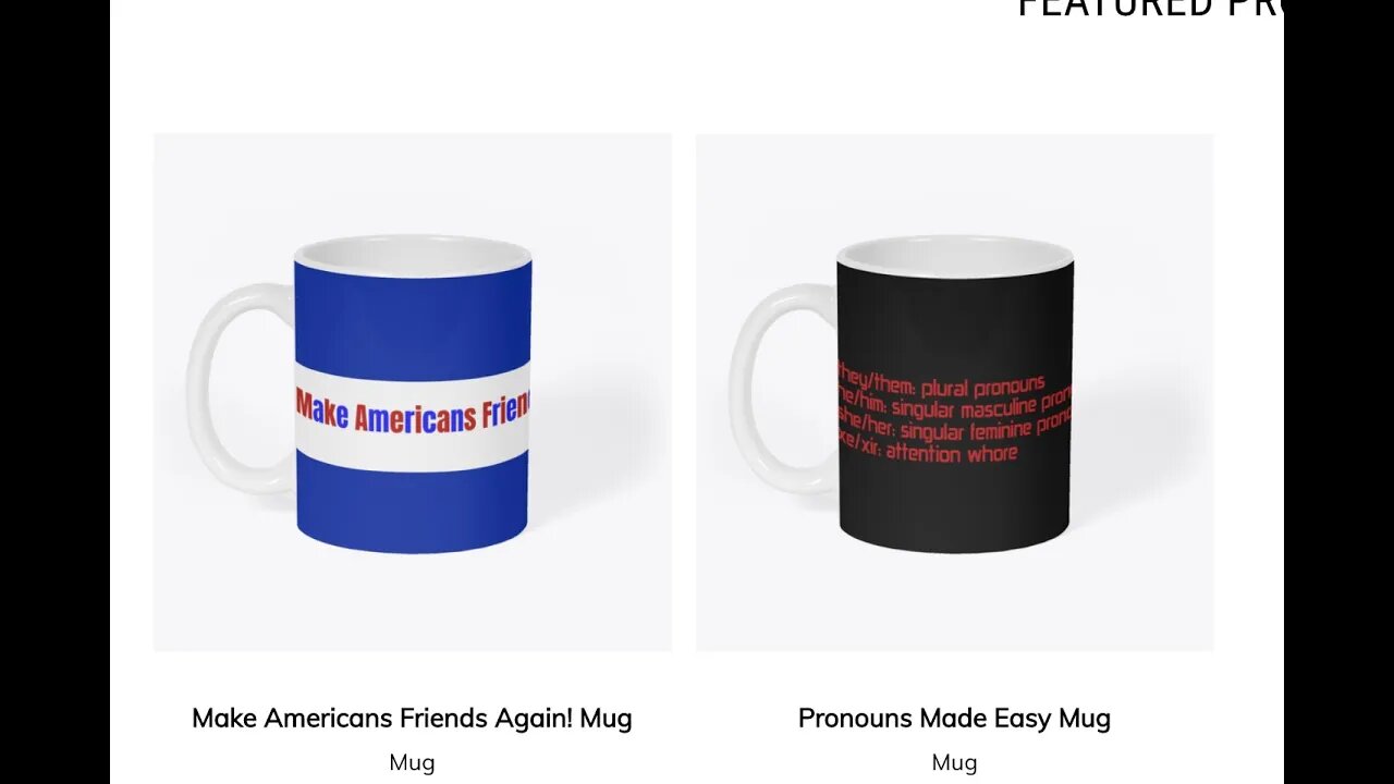 Pronouns Made Easy Mug and More! Channel Announcement