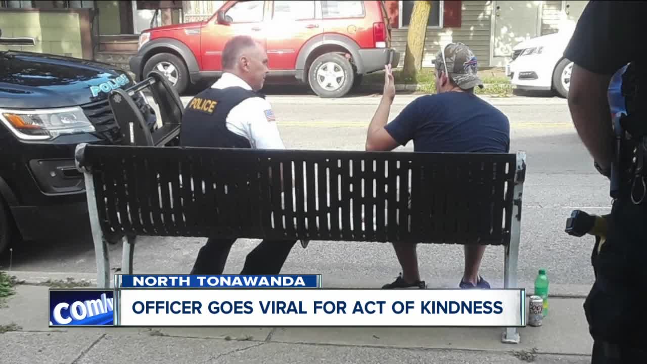 North Tonawanda officer goes viral for act of kindness