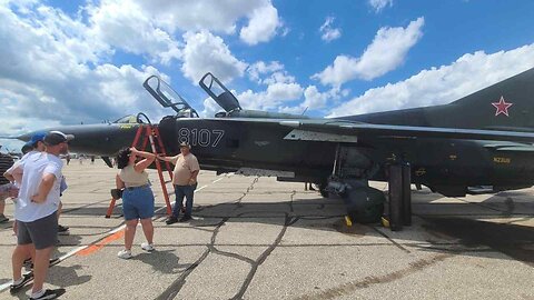 MiG-23 Crashes Near Apartment Building After Pilots Eject During Michigan Air Show