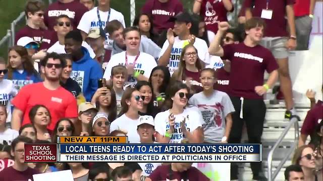 Teens react to Texas shooting, vow to take action at the polls in November