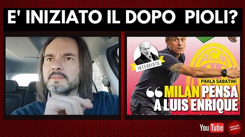 MILAN, è Luis Enrique il dopo PIOLI? Non credo, a meno di cataclismi. Il presente è più importante