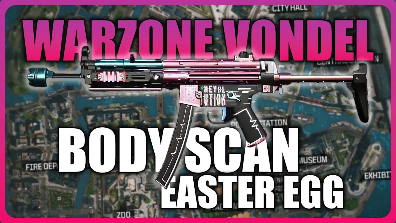 Warzone Vondel BODY SCAN Challenge Easter Egg (Rise Up Blueprint)