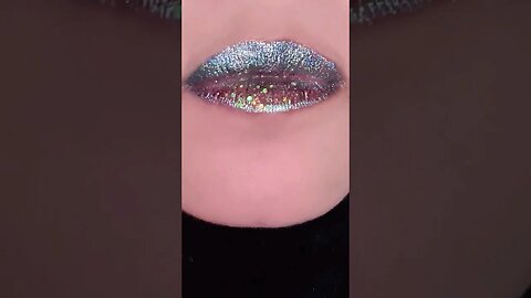 How To Glitter Lip Art Design Compilation #shorts #shorts #viral #shortvideo #lipswatches #grwm